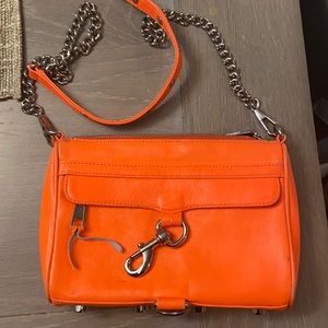Rebecca Minkoff Mini M.A.C. Crossbody/blood orange